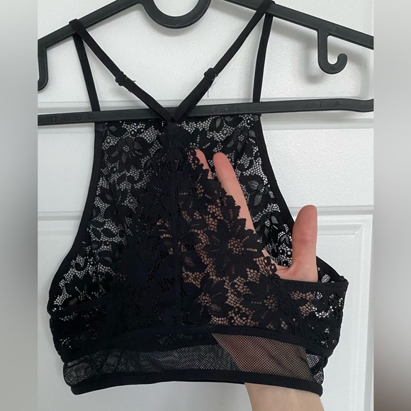Black transparent top, size 6(US) XS-S, perfect condition - Picture 3 of 5